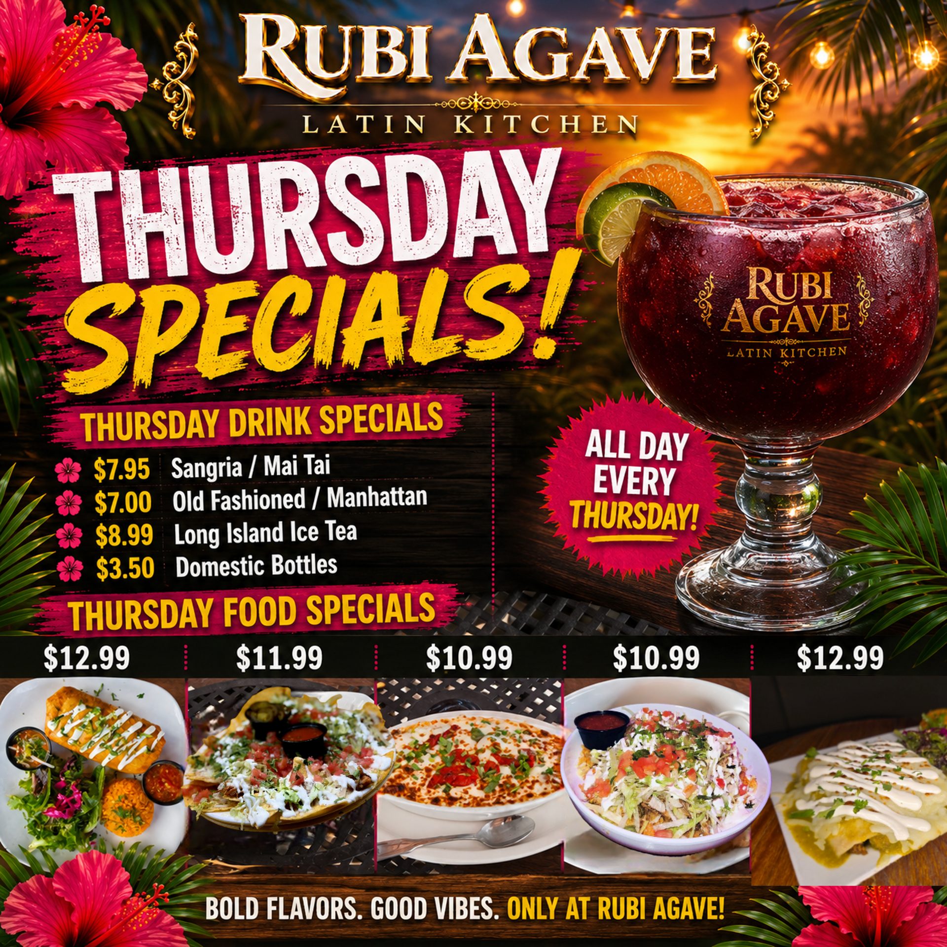 Thirsty Thursday Specials